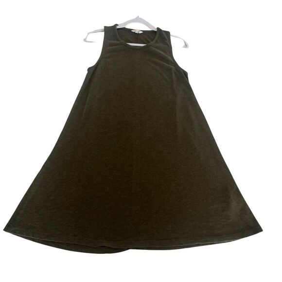 Madewell Highpoint Tank Dress Color Heather Woodland Size Large Swing Dress - Picture 7 of 10
